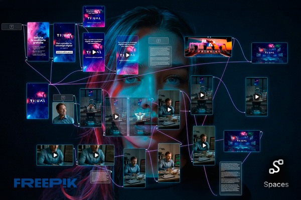¿Cansado de que tus imágenes y vídeos IA no tengan nada que ver entre sí? Descubre los nodos en Freepik Spaces 